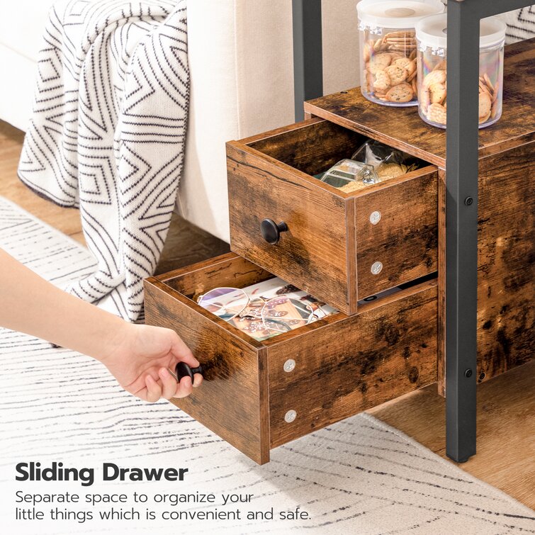 End table deals with file storage